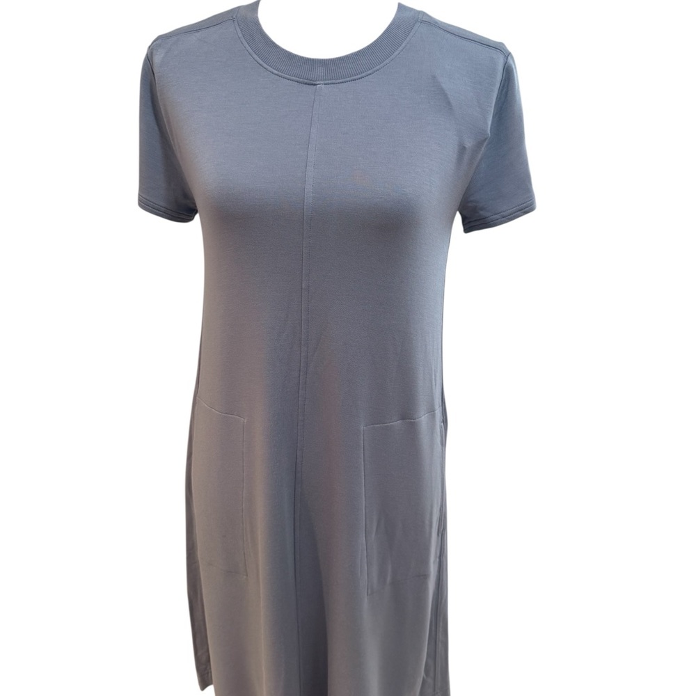 Short sleeve tshirt dress blue NWT